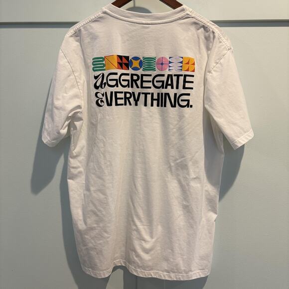 Crytpo Aggregation Summit Shirt Mens XL Aggregate Everything Web3 Blockchain Tee - Picture 1 of 11